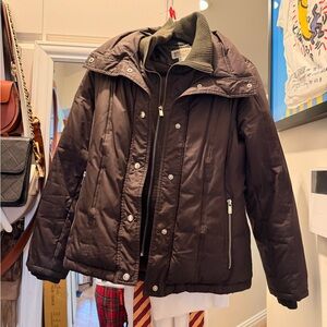 Michael Kors Black and Brown Jacket